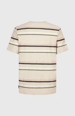 Homme O'Neill T-Shirts|Protection Anti-Uv-HommesT-shirt O'Riginals Stripe| Beige