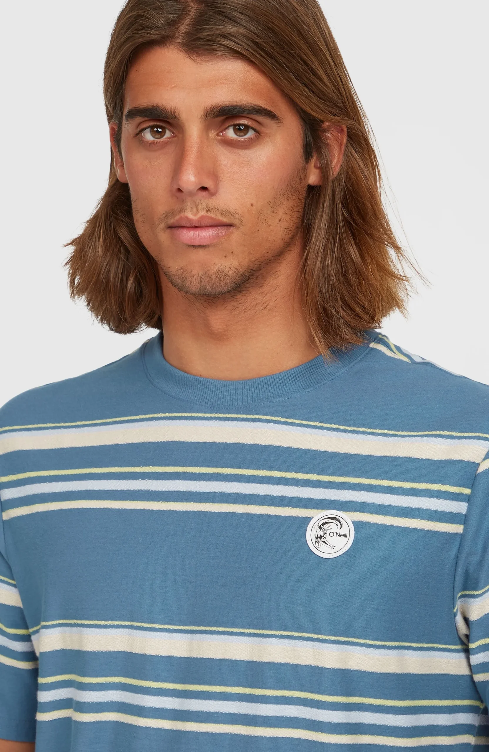 Homme O'Neill T-Shirts|Protection Anti-Uv-HommesT-shirt O'Riginals Stripe| Bleu
