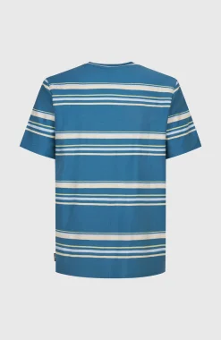 Homme O'Neill T-Shirts|Protection Anti-Uv-HommesT-shirt O'Riginals Stripe| Bleu