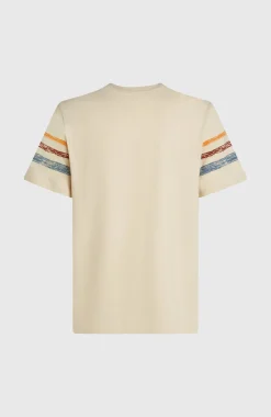 Homme O'Neill T-Shirts|Protection Anti-Uv-HommesT-shirt O'Riginals Stripe| Beige