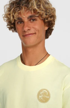 Homme O'Neill T-Shirts|Protection Anti-Uv-HommesT-shirt O'Riginals Surf Shop| Jaune