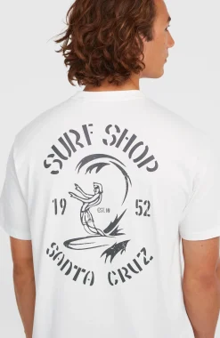 Homme O'Neill T-Shirts|Protection Anti-Uv-HommesT-shirt O'Riginals Surf Shop| Blanc