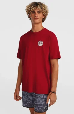 Homme O'Neill T-Shirts|Protection Anti-Uv-HommesT-shirt O'Riginals Surf Shop| Rouge