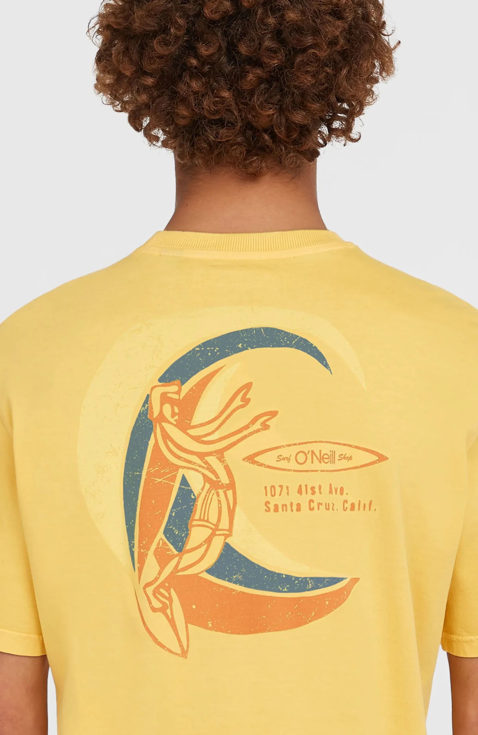 Homme O'Neill T-Shirts|Protection Anti-Uv-HommesT-shirt O'Riginals Vintage Graphic| Jaune