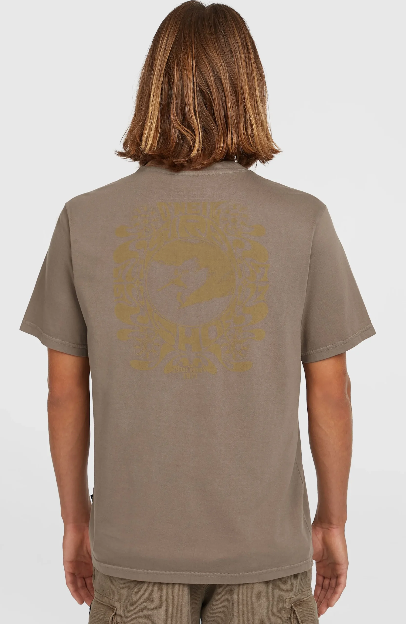 Homme O'Neill T-Shirts|Protection Anti-Uv-HommesT-shirt O'Riginals Vintage Graphic| Brun