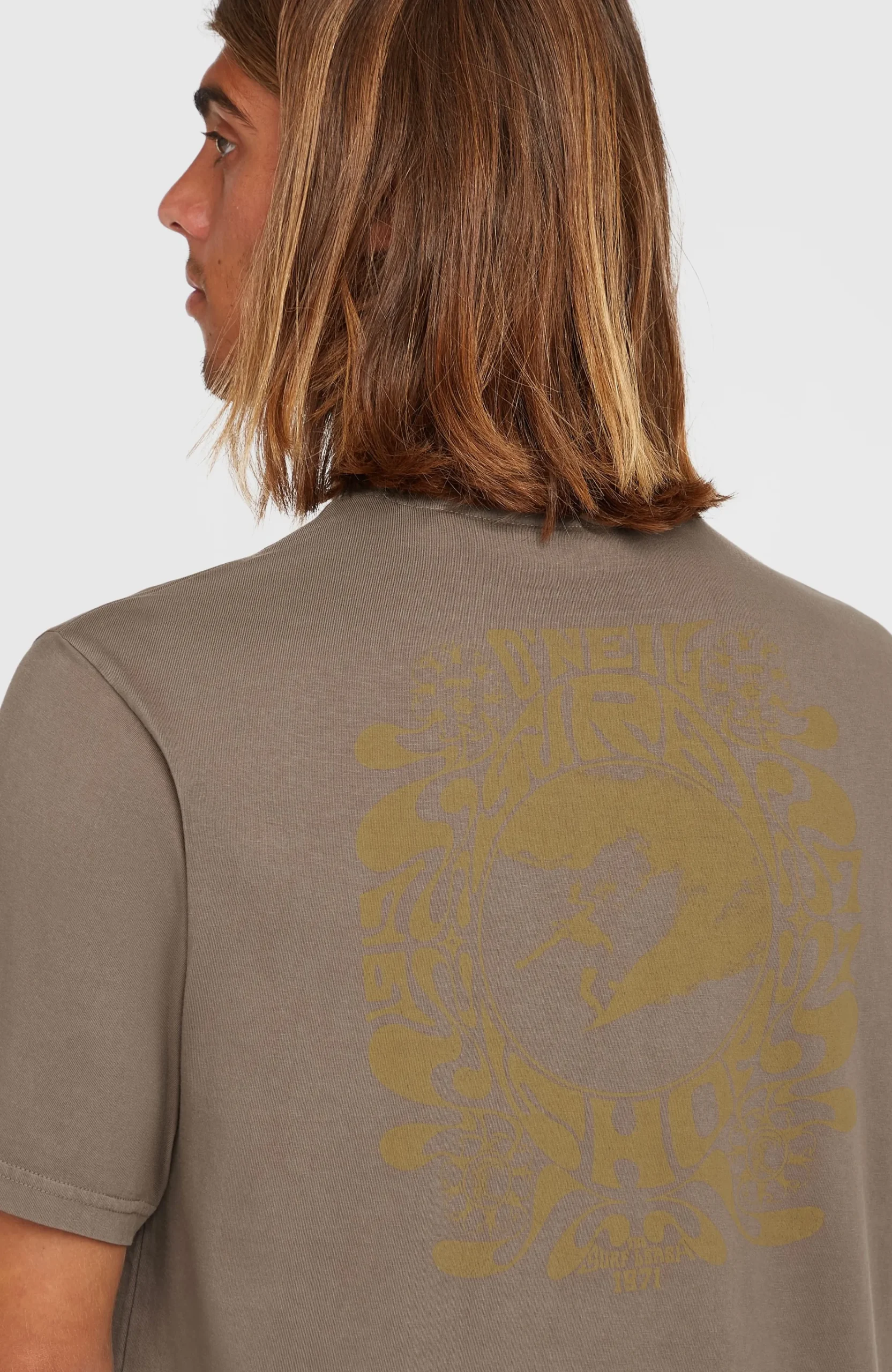 Homme O'Neill T-Shirts|Protection Anti-Uv-HommesT-shirt O'Riginals Vintage Graphic| Brun