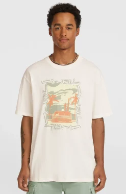 Homme O'Neill T-Shirts|Protection Anti-Uv-HommesT-shirt Photo Front-Print| Blanc