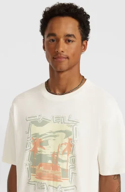 Homme O'Neill T-Shirts|Protection Anti-Uv-HommesT-shirt Photo Front-Print| Blanc