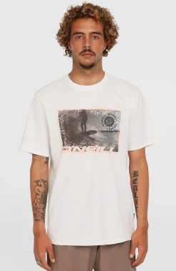 Homme O'Neill T-Shirts|Protection Anti-Uv-HommesT-shirt Photo Print| Blanc