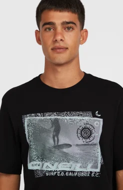 Homme O'Neill T-Shirts|Protection Anti-Uv-HommesT-shirt Photo Print| Noire
