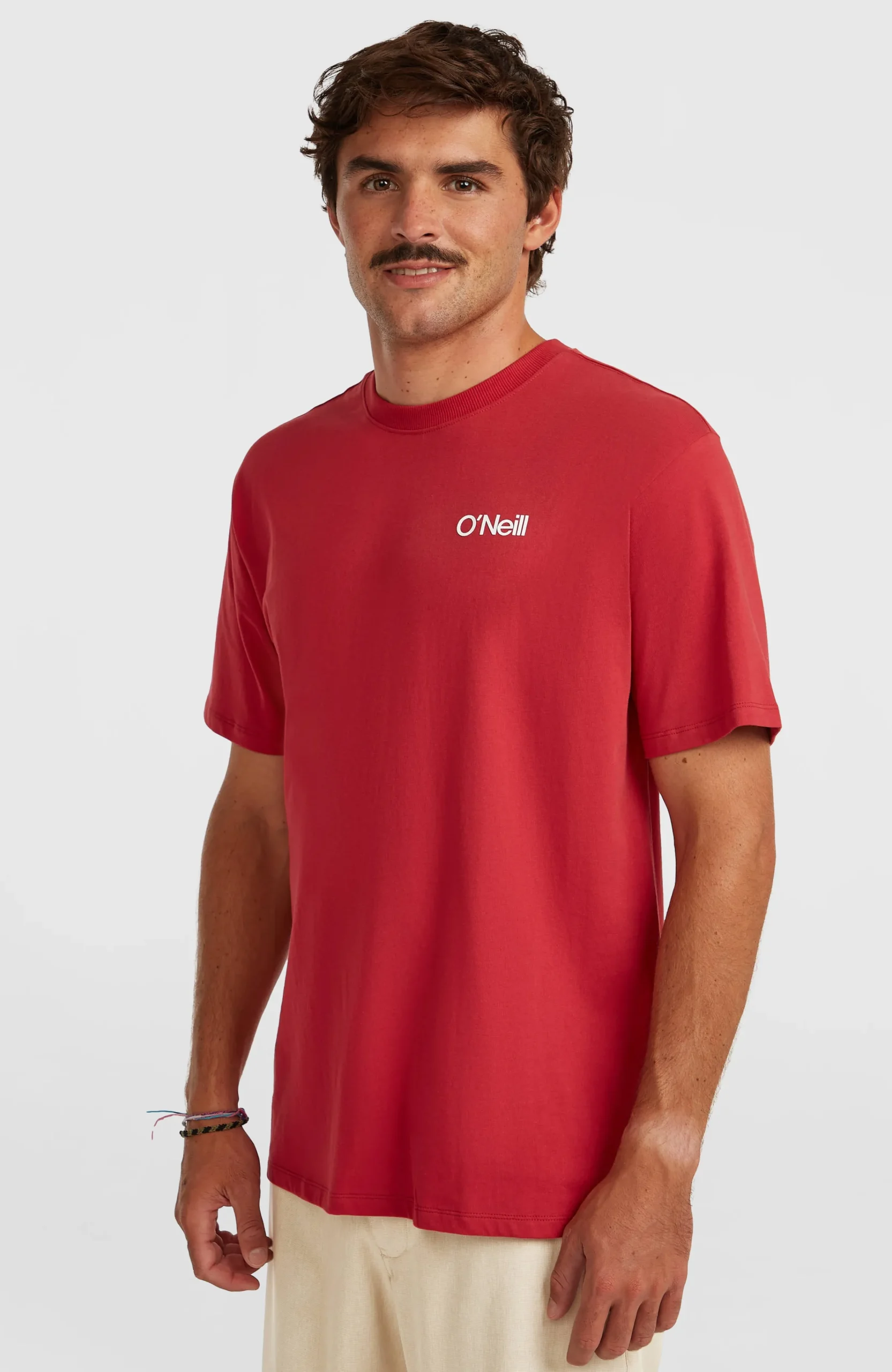 Homme O'Neill T-Shirts|Protection Anti-Uv-HommesT-shirt Polygiene Cotton Graphic| Rouge