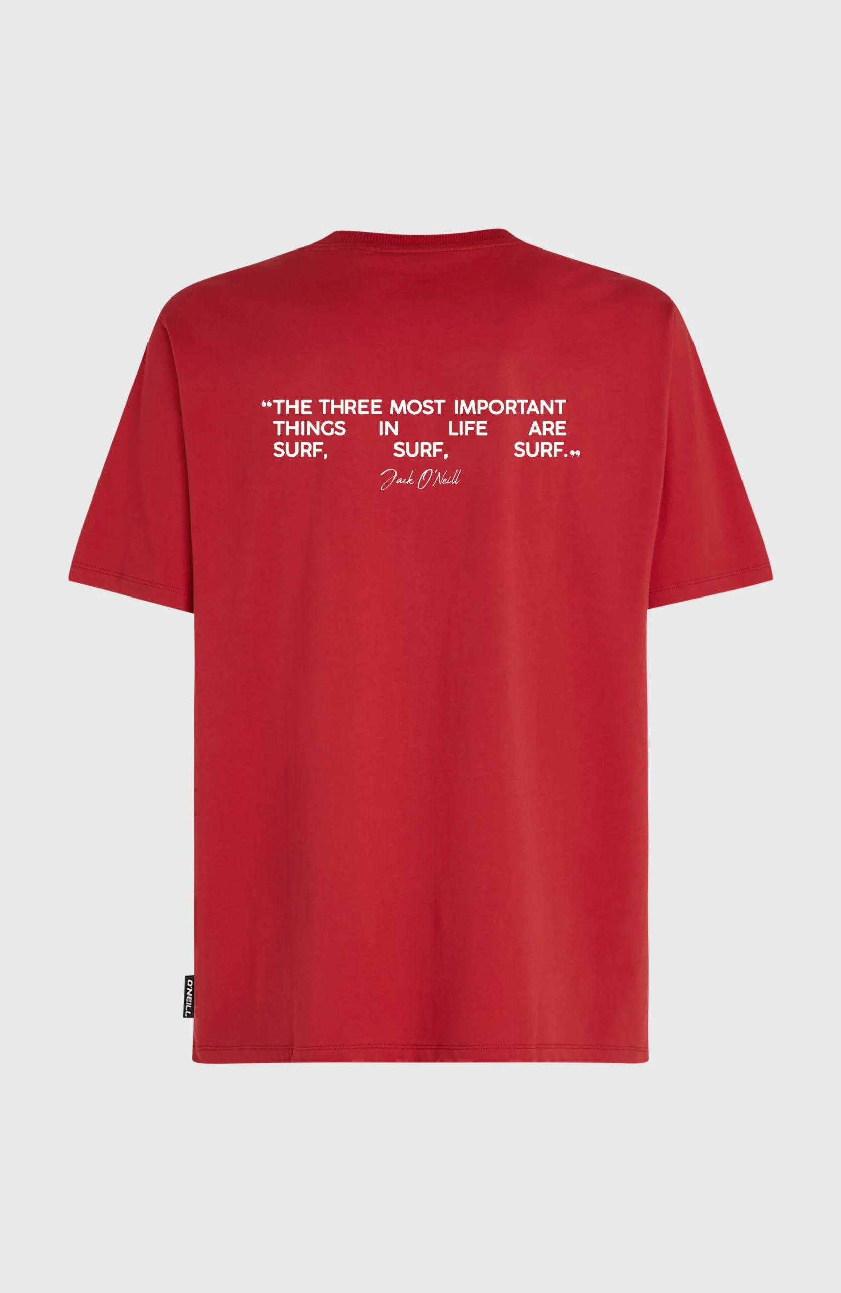 Homme O'Neill T-Shirts|Protection Anti-Uv-HommesT-shirt Polygiene Cotton Graphic| Rouge