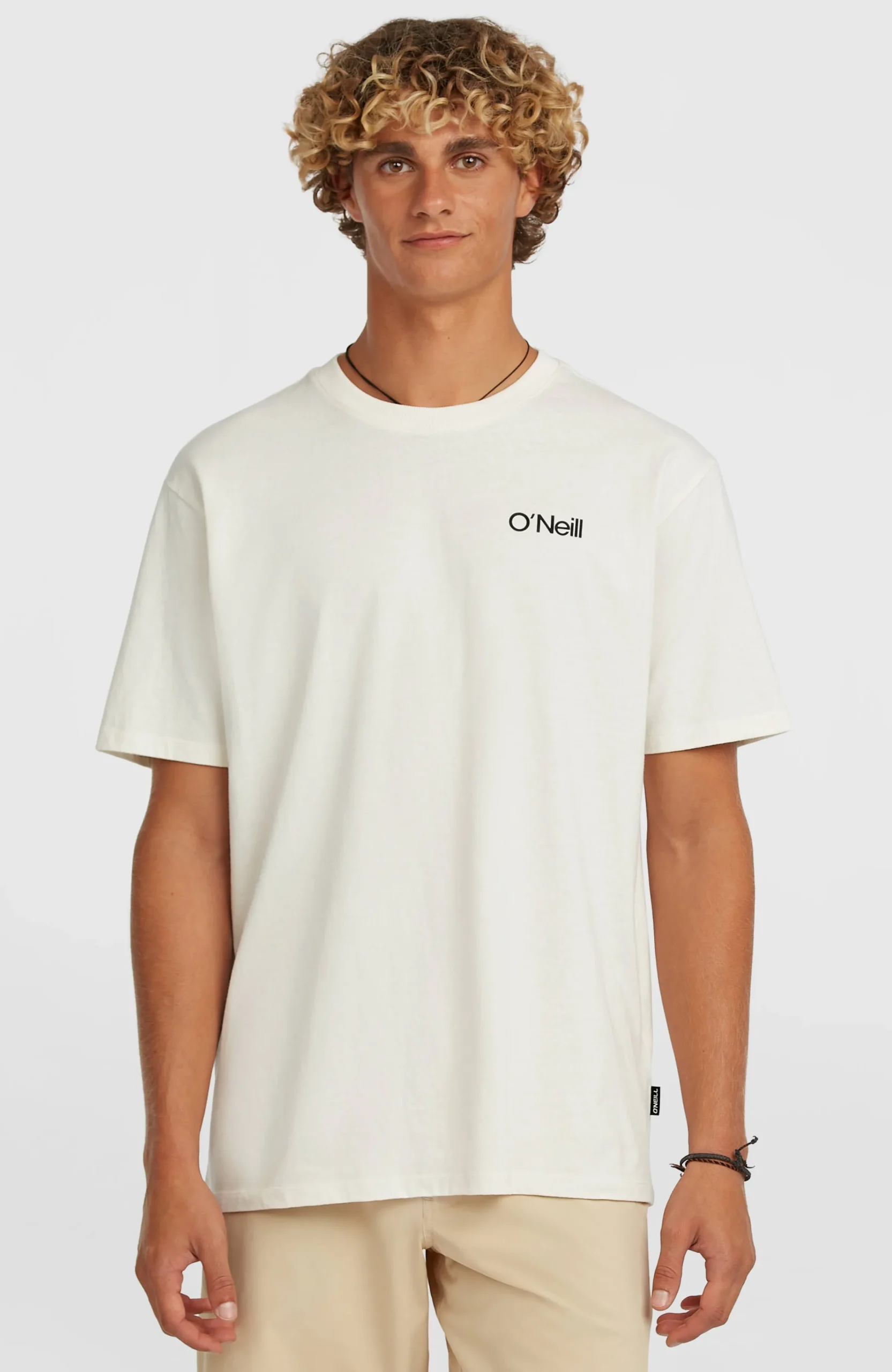 Homme O'Neill T-Shirts|Protection Anti-Uv-HommesT-shirt Polygiene Cotton Graphic| Blanc