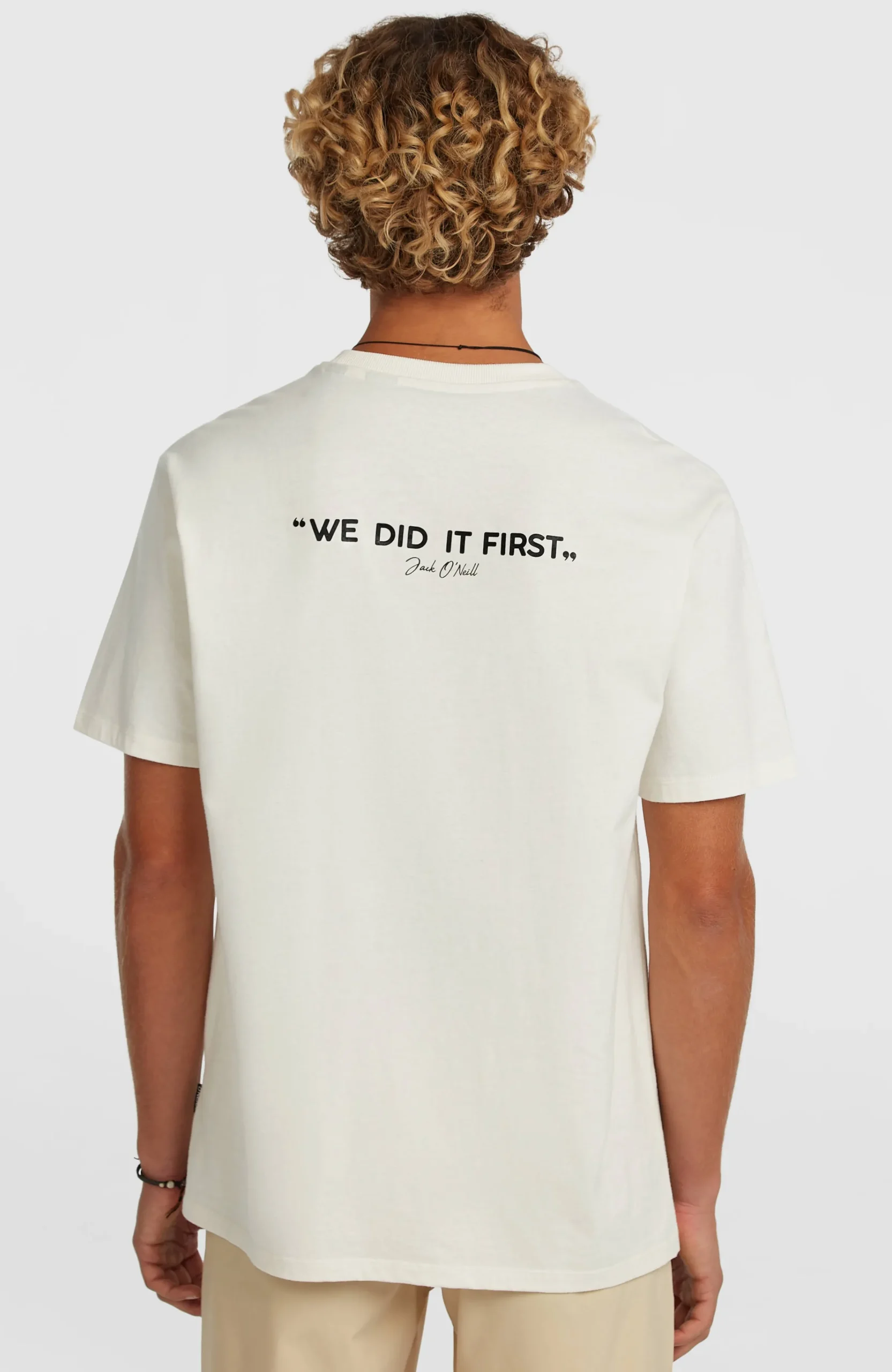 Homme O'Neill T-Shirts|Protection Anti-Uv-HommesT-shirt Polygiene Cotton Graphic| Blanc