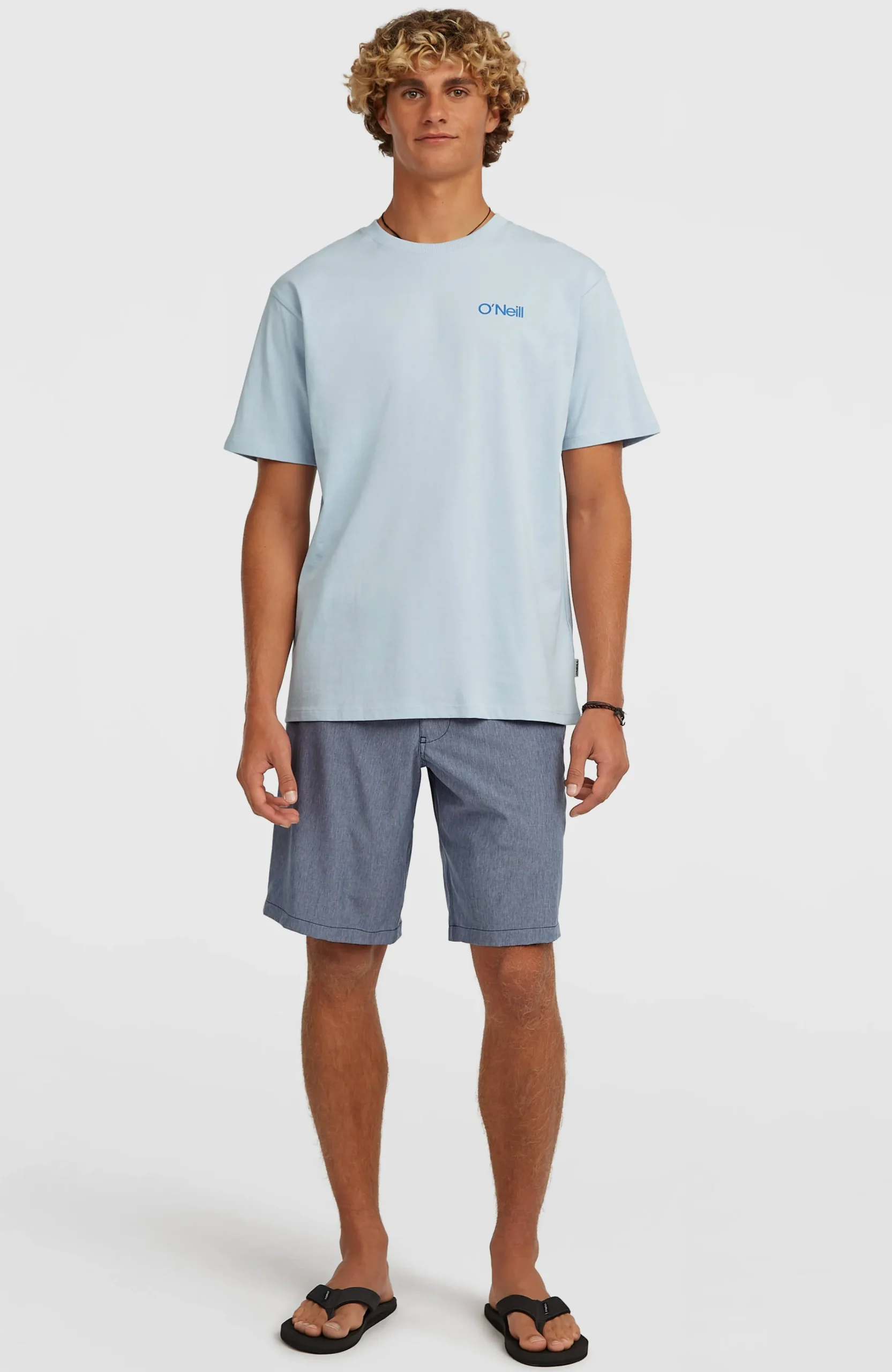 Homme O'Neill T-Shirts|Protection Anti-Uv-HommesT-shirt Polygiene Cotton Graphic| Bleu