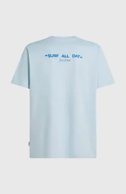 Homme O'Neill T-Shirts|Protection Anti-Uv-HommesT-shirt Polygiene Cotton Graphic| Bleu
