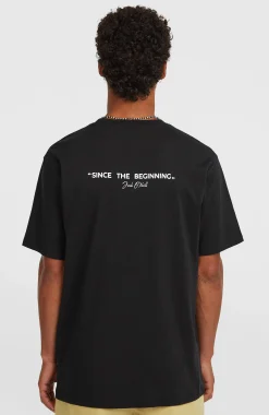 Homme O'Neill T-Shirts|Protection Anti-Uv-HommesT-shirt Polygiene Cotton Graphic| Noire