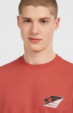 Homme O'Neill T-Shirts|Protection Anti-Uv-HommesT-shirt Re-Issue Graphic| Rouge