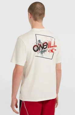 Homme O'Neill T-Shirts|Protection Anti-Uv-HommesT-shirt Re-Issue Graphic| Blanc