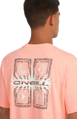 Homme O'Neill T-Shirts|Protection Anti-Uv-HommesT-shirt Retro Graphic| Rose