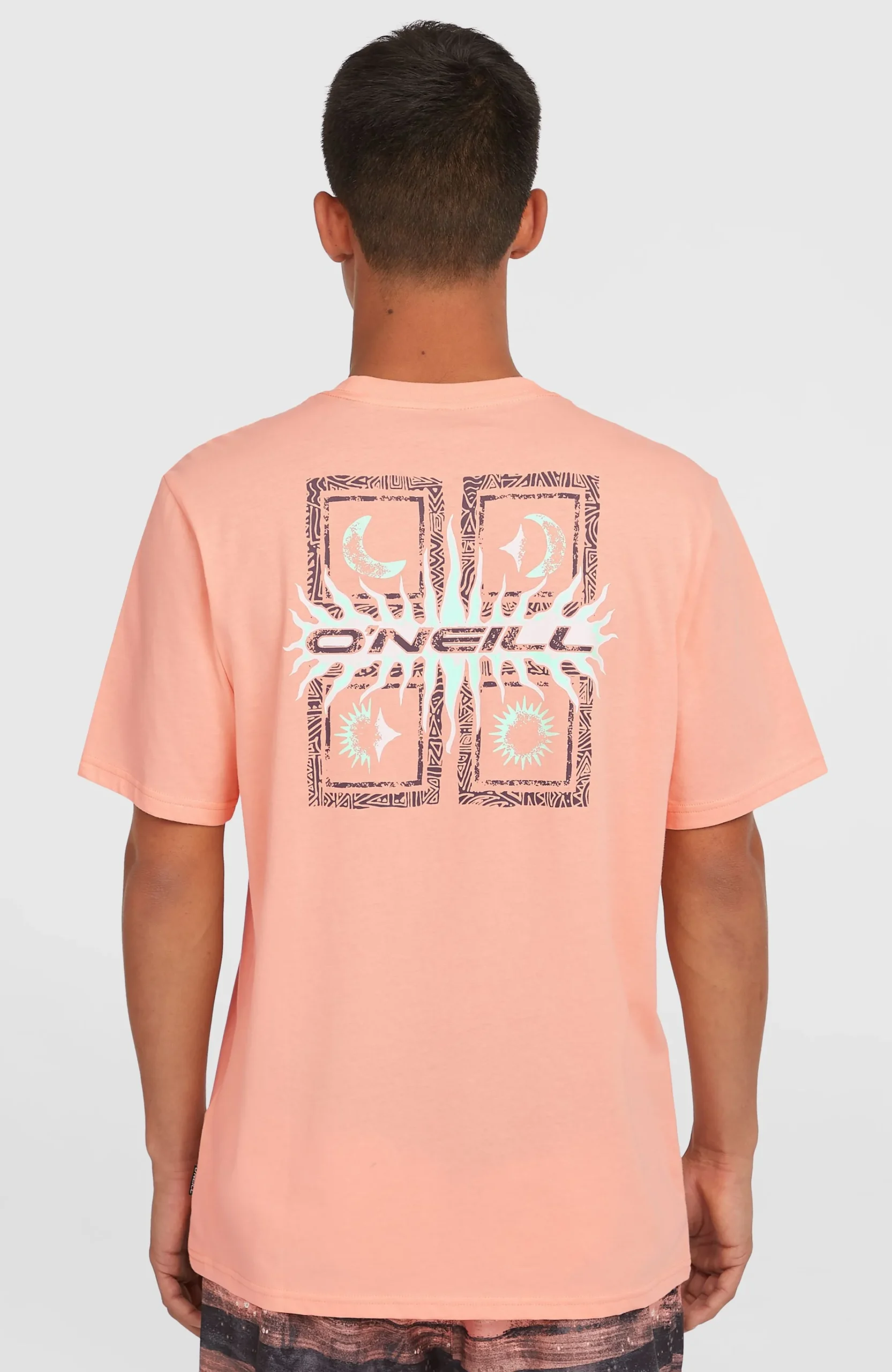 Homme O'Neill T-Shirts|Protection Anti-Uv-HommesT-shirt Retro Graphic| Rose