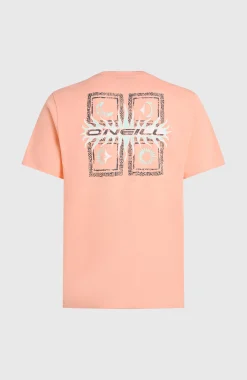 Homme O'Neill T-Shirts|Protection Anti-Uv-HommesT-shirt Retro Graphic| Rose