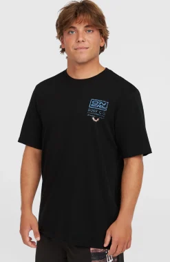 Homme O'Neill T-Shirts|Protection Anti-Uv-HommesT-shirt Retro Graphic| Noire