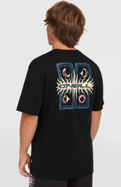 Homme O'Neill T-Shirts|Protection Anti-Uv-HommesT-shirt Retro Graphic| Noire