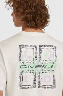 Homme O'Neill T-Shirts|Protection Anti-Uv-HommesT-shirt Retro Graphic| Blanc