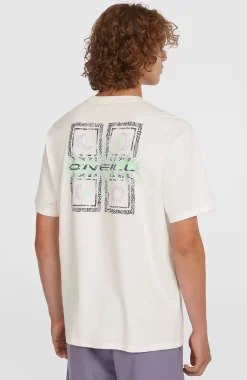 Homme O'Neill T-Shirts|Protection Anti-Uv-HommesT-shirt Retro Graphic| Blanc