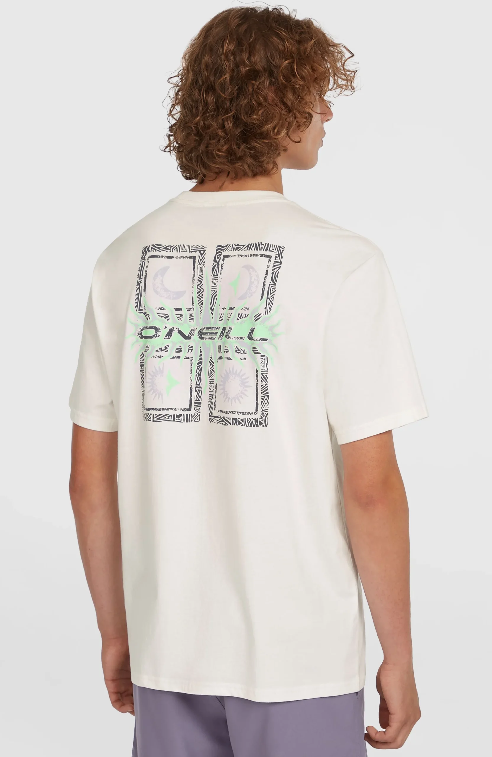 Homme O'Neill T-Shirts|Protection Anti-Uv-HommesT-shirt Retro Graphic| Blanc