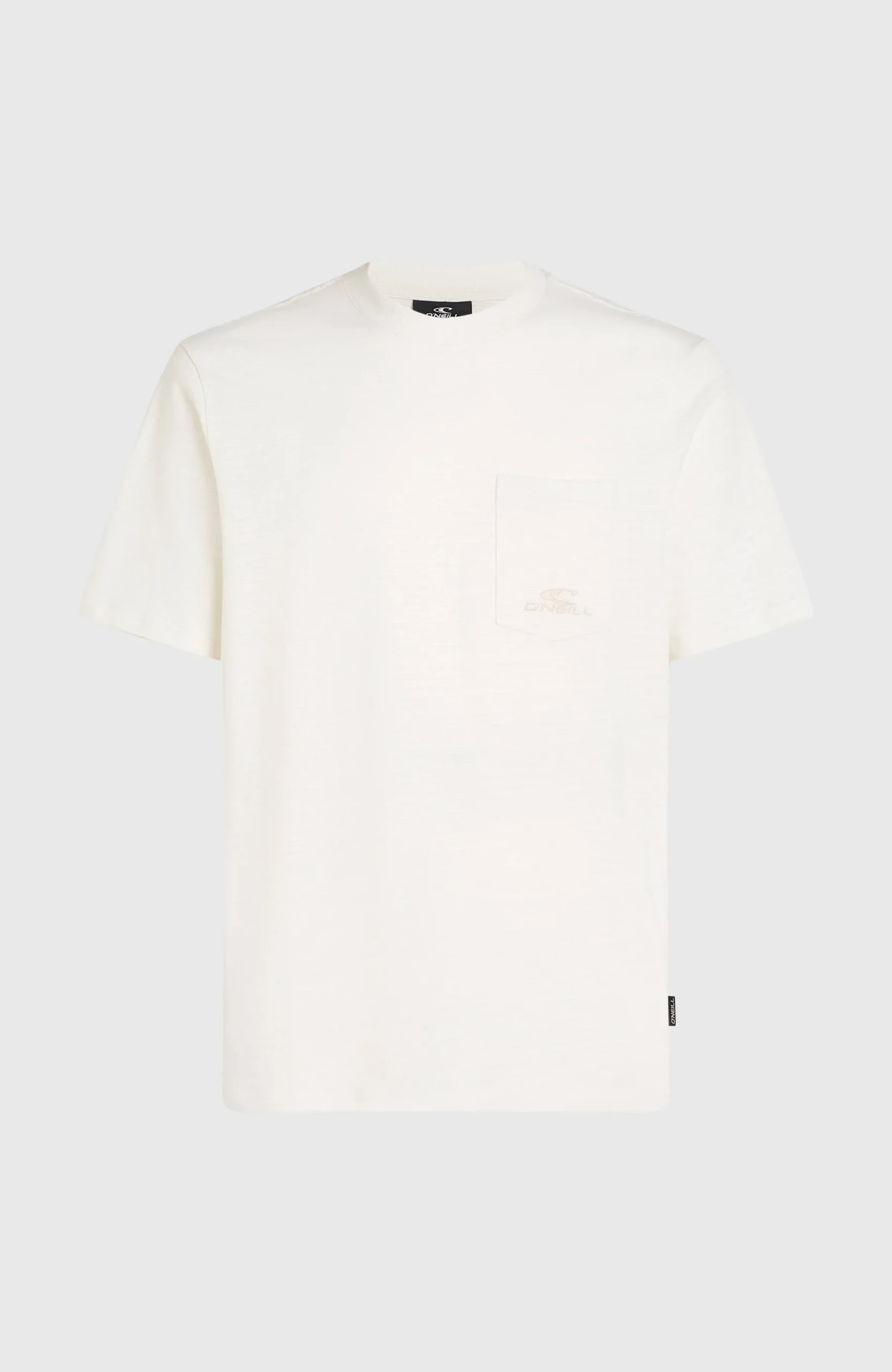 Homme O'Neill T-Shirts|Protection Anti-Uv-HommesT-shirt Slub Chest Pocket| Blanc