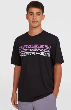 Homme O'Neill T-Shirts|Protection Anti-Uv-HommesT-shirt Stripe| Noire