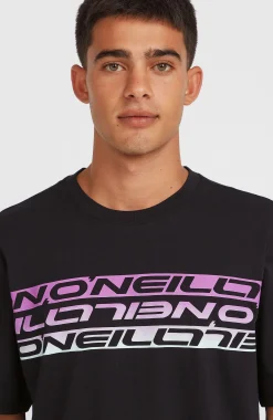 Homme O'Neill T-Shirts|Protection Anti-Uv-HommesT-shirt Stripe| Noire