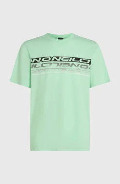 Homme O'Neill T-Shirts|Protection Anti-Uv-HommesT-shirt Stripe| Vert
