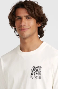 Homme O'Neill T-Shirts|Protection Anti-Uv-HommesT-shirt Surf Heroes Graphic| Blanc