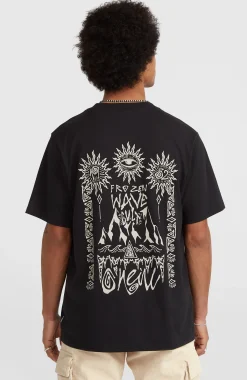 Homme O'Neill T-Shirts|Protection Anti-Uv-HommesT-shirt Surf Heroes Graphic| Noire