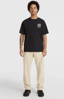 Homme O'Neill T-Shirts|Protection Anti-Uv-HommesT-shirt Surf Heroes Graphic| Noire
