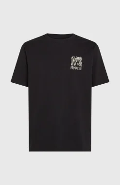 Homme O'Neill T-Shirts|Protection Anti-Uv-HommesT-shirt Surf Heroes Graphic| Noire