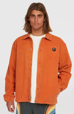 Homme O'Neill Vestes|Protection Anti-Uv-HommesVeste Cord Coach| Orange