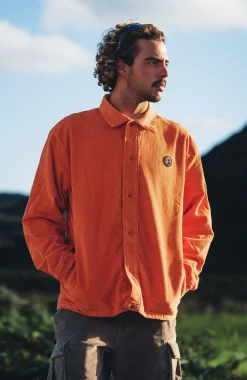 Homme O'Neill Vestes|Protection Anti-Uv-HommesVeste Cord Coach| Orange