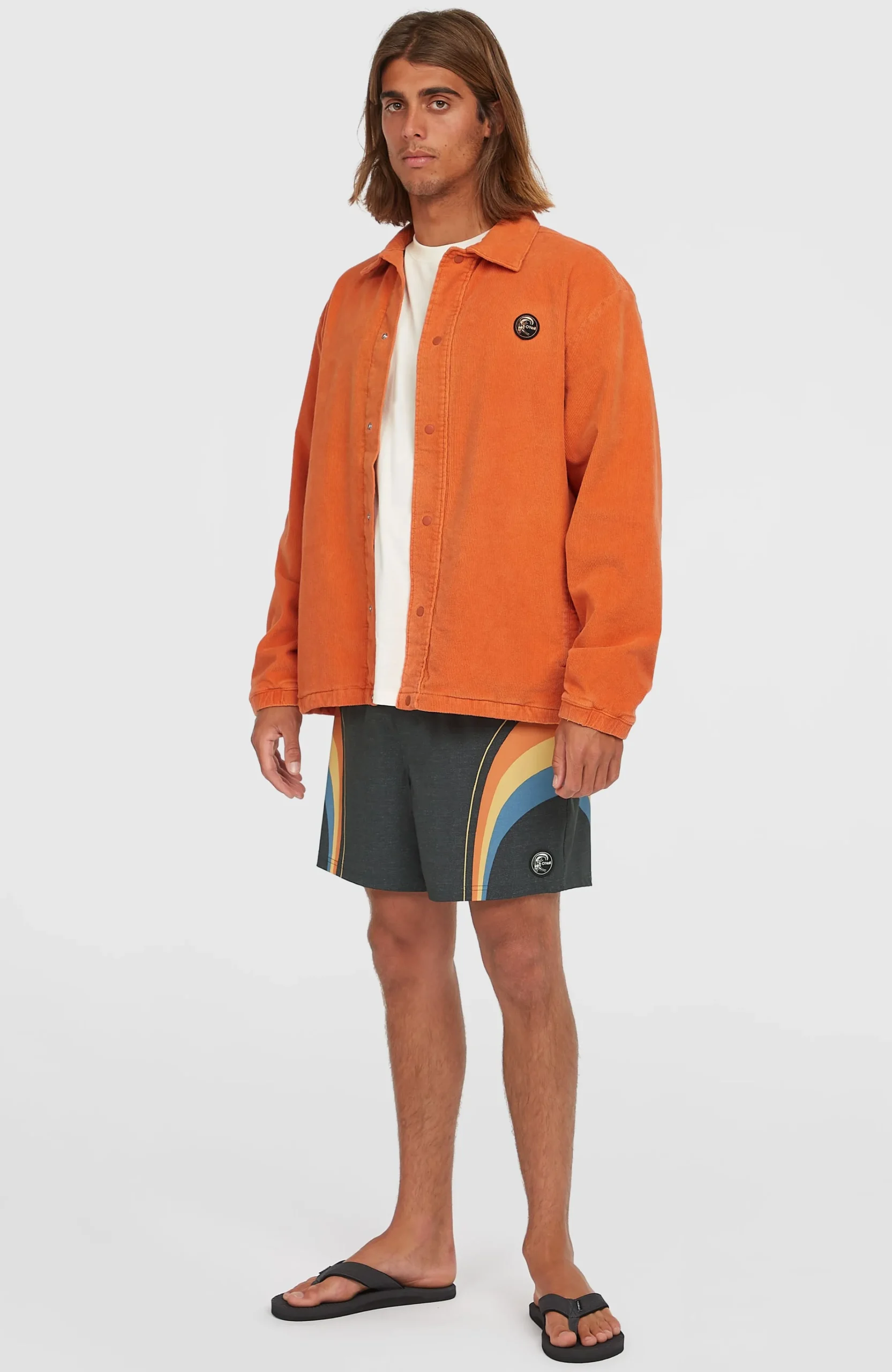 Homme O'Neill Vestes|Protection Anti-Uv-HommesVeste Cord Coach| Orange