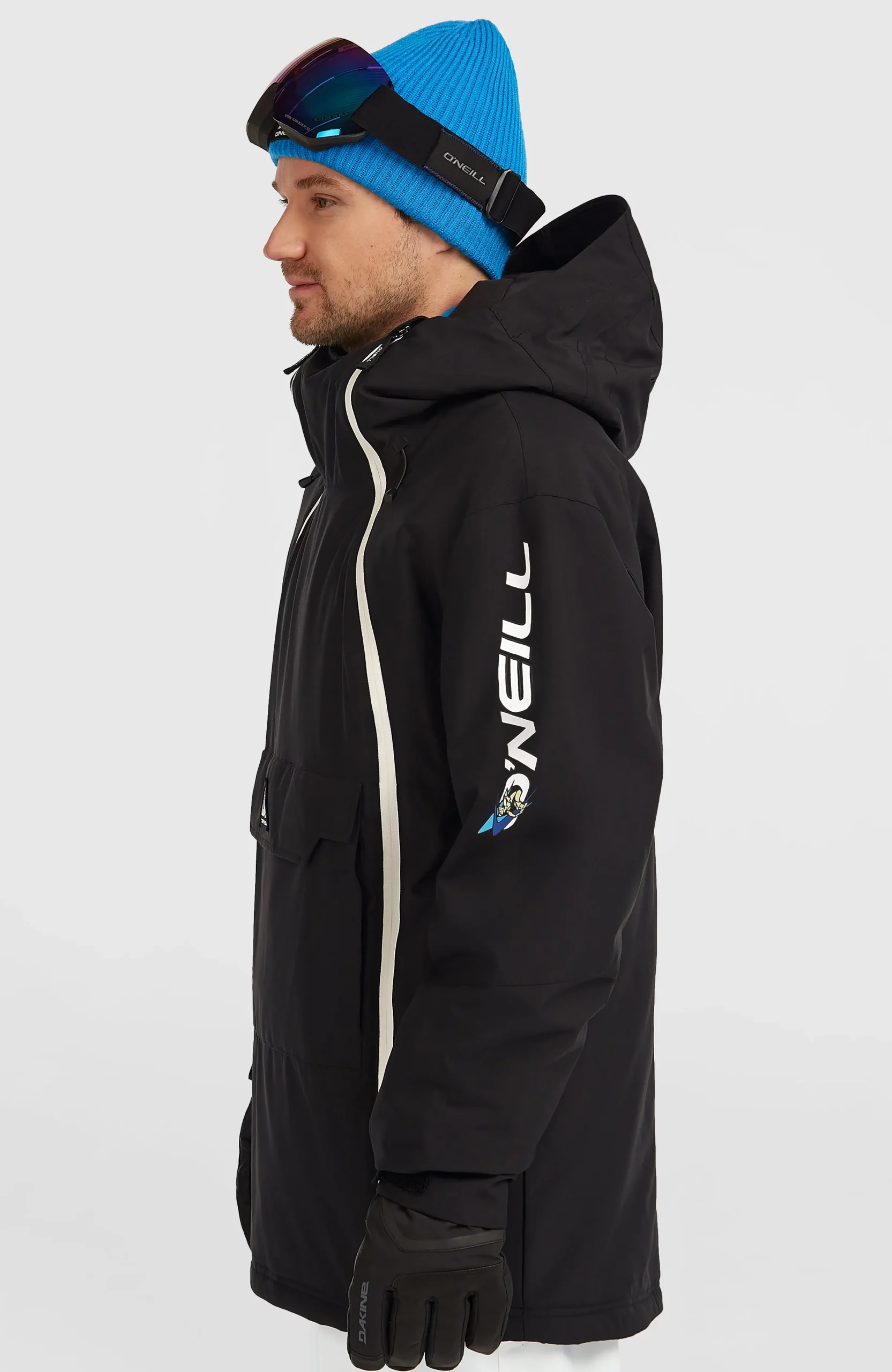 Homme O'Neill Vestes De Ski|Vestes De Snowboard-HommesVeste de ski asymétrique FWC'Play| Noire