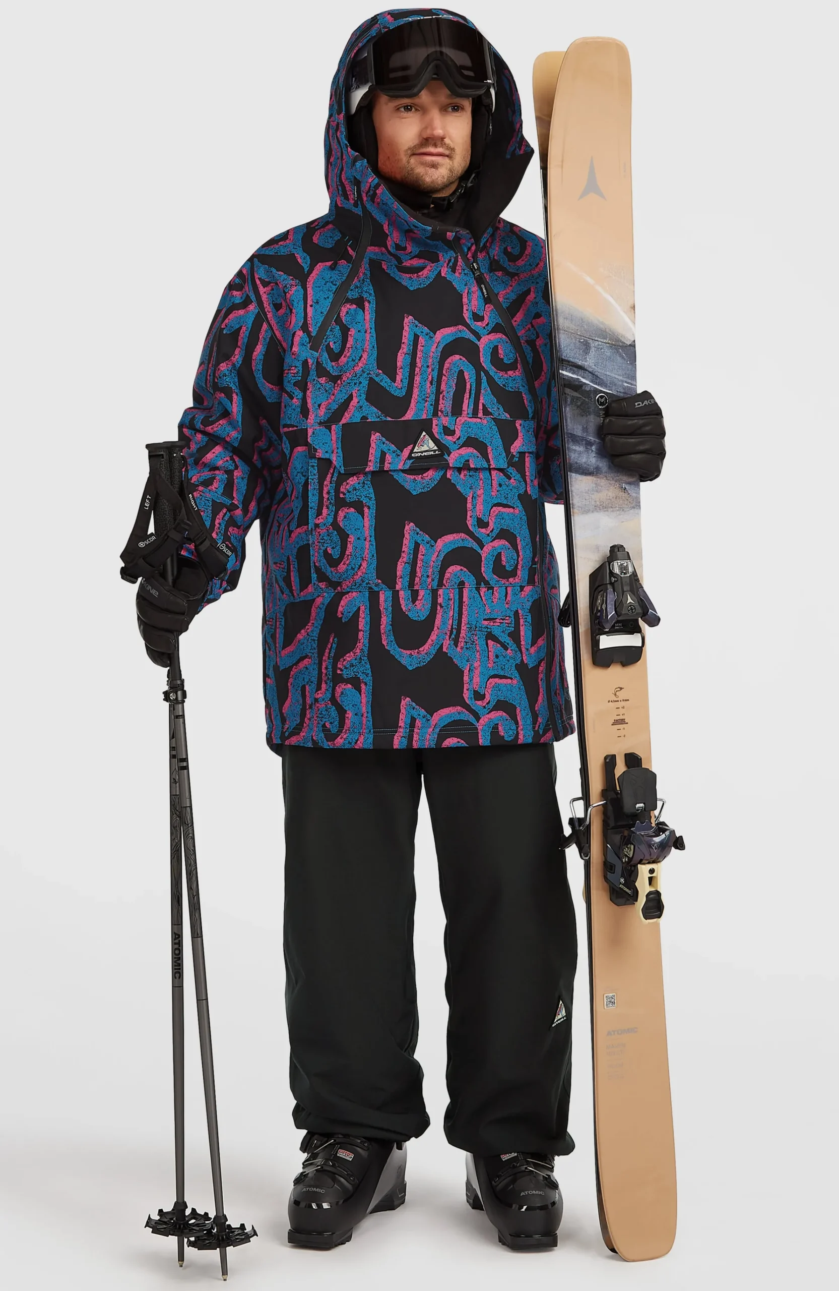 Homme O'Neill Vestes De Ski|Vestes De Snowboard-HommesVeste de ski asymétrique FWC'Play| Rose