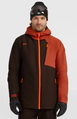Homme O'Neill Vestes De Ski|Vestes De Snowboard-HommesVeste de ski FWC'Cruz Block| Marron Mix