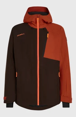 Homme O'Neill Vestes De Ski|Vestes De Snowboard-HommesVeste de ski FWC'Cruz Block| Marron Mix