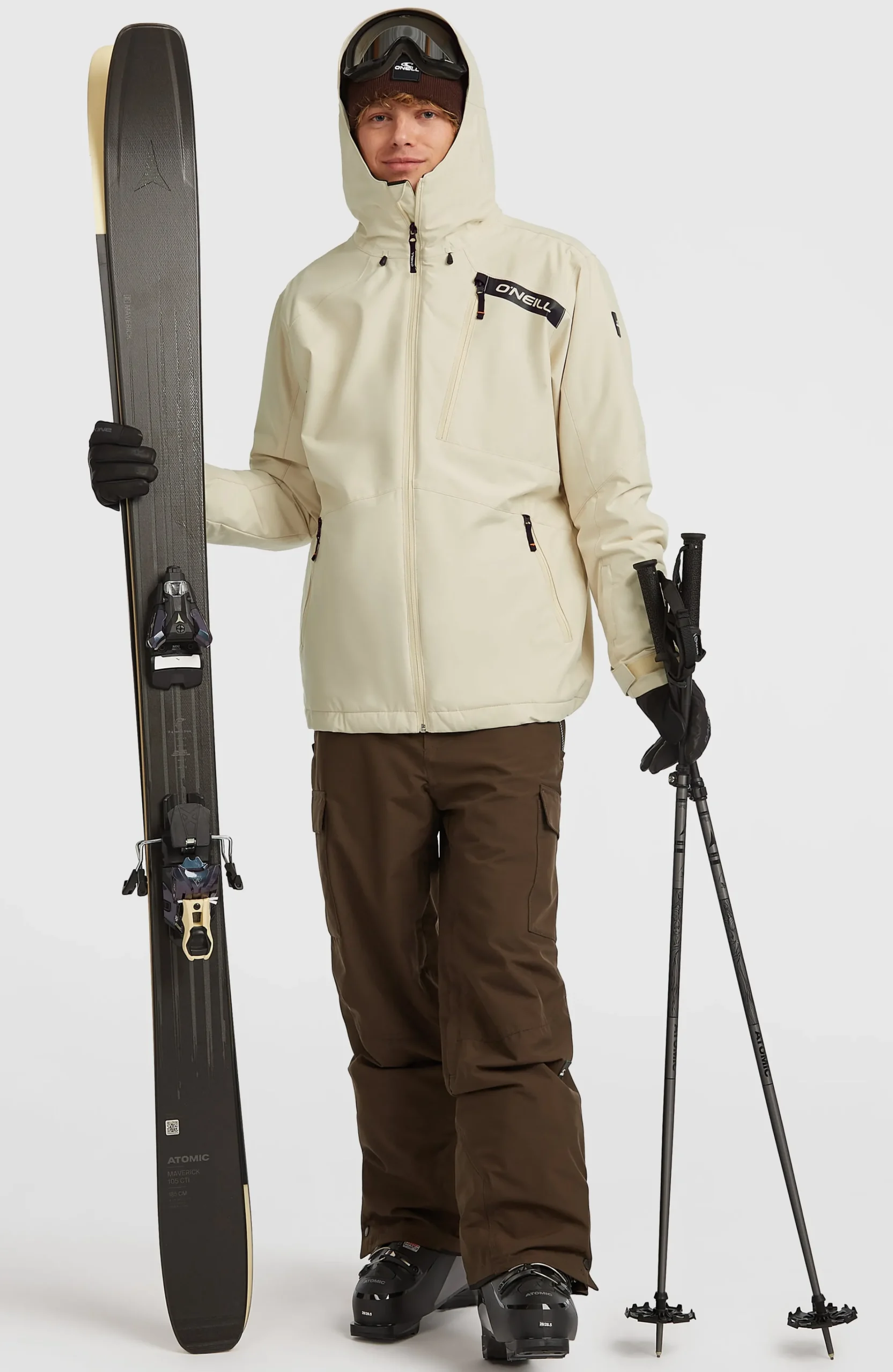 Homme O'Neill Vestes De Ski|Vestes De Snowboard-HommesVeste de ski FWC'Cruz| Beige
