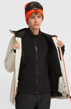 Homme O'Neill Vestes De Ski|Vestes De Snowboard-HommesVeste de ski FWC'Cruz Block| Beige Mix