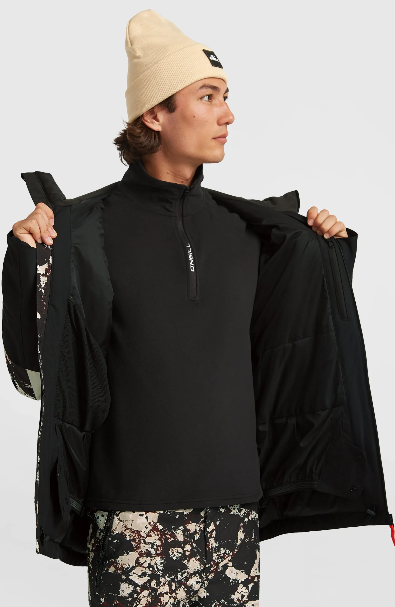 Homme O'Neill Vestes De Ski|Vestes De Snowboard-HommesVeste de ski FWC'Cruz Triple| Noire