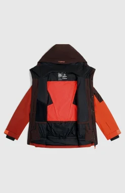 Homme O'Neill Vestes De Ski|Vestes De Snowboard-HommesVeste de ski FWC'Peak Pro| Orange Mix